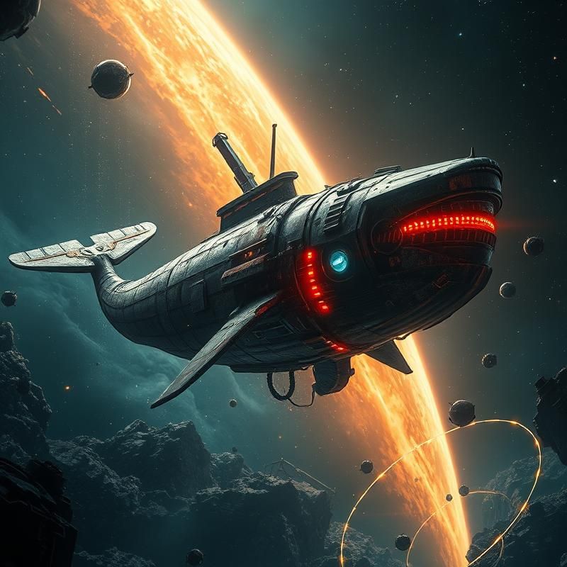 industrial style AI art