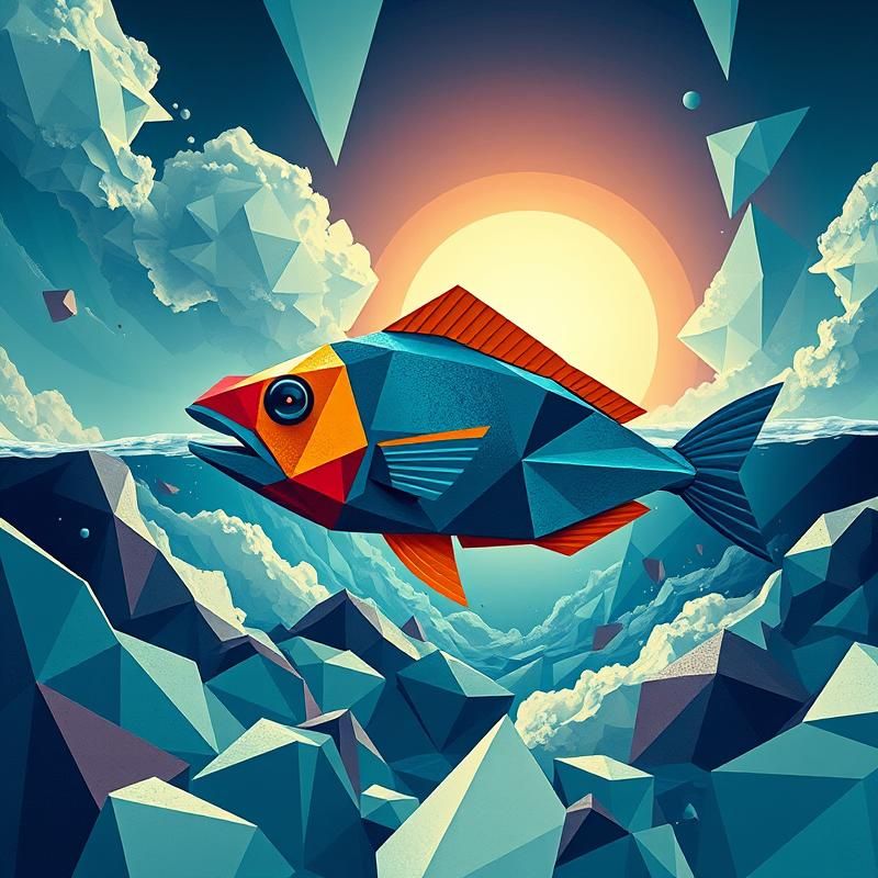 constructivist style AI art