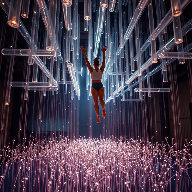 installation art style AI art