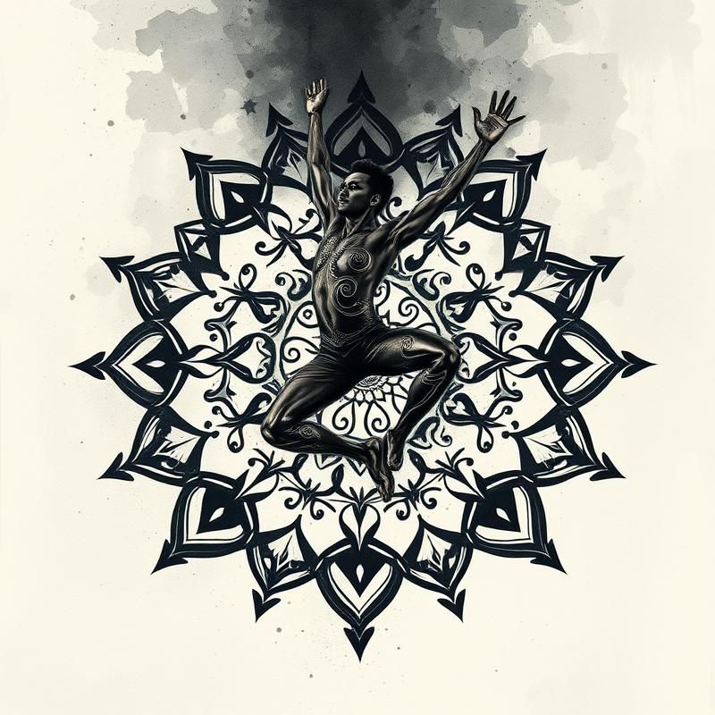 tribal style AI art