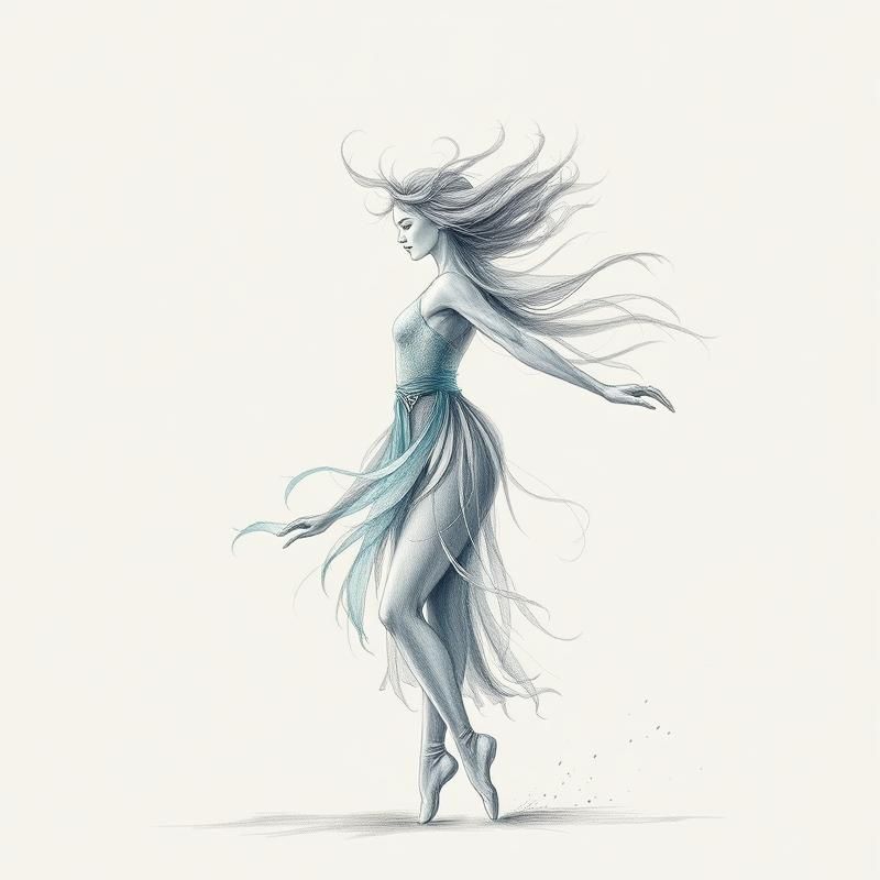 pencil sketch style AI art