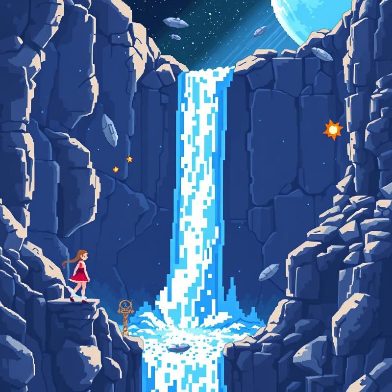 pixel art style AI art