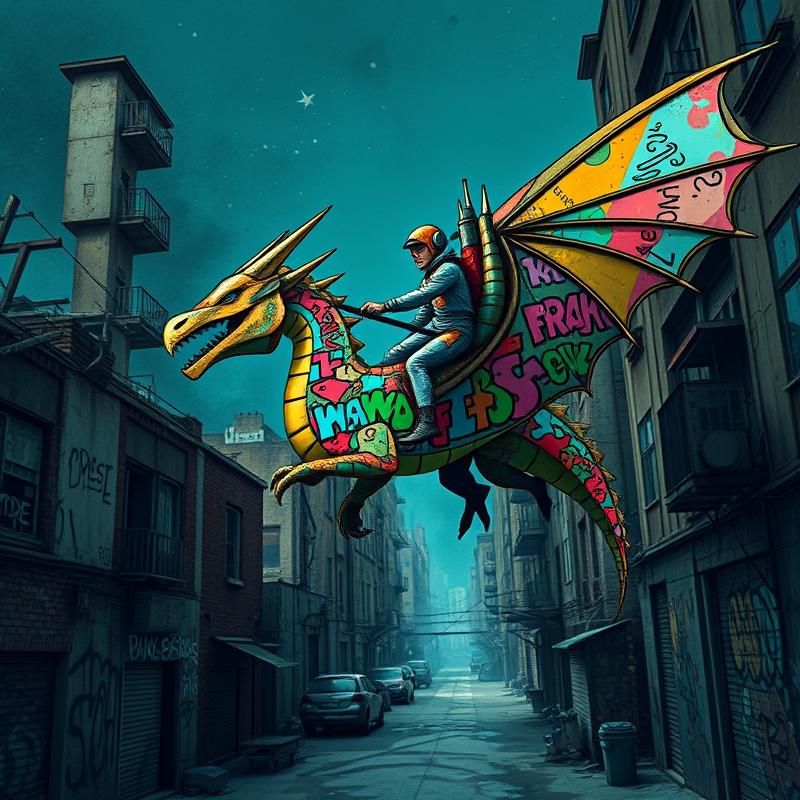 graffiti style AI art