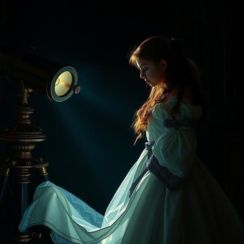 chiaroscuro style AI art