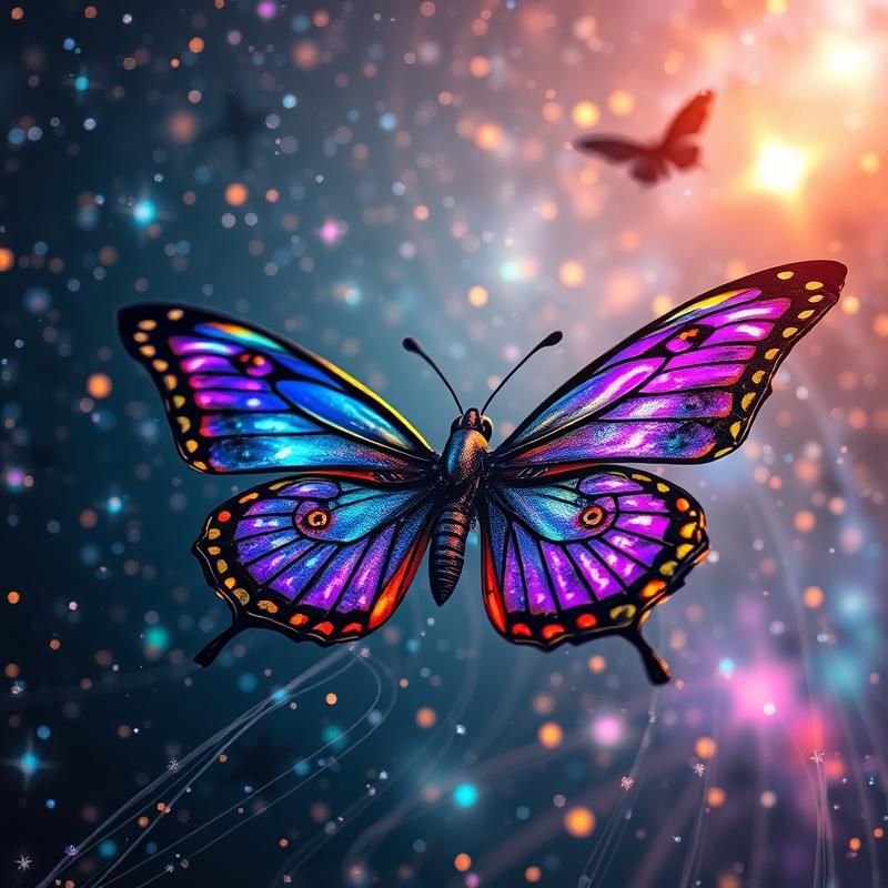 psychedelic style AI art