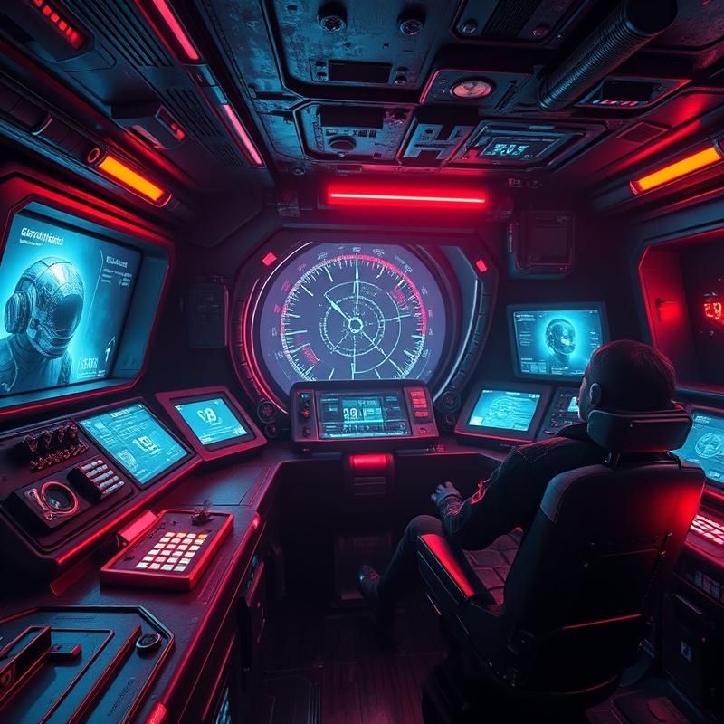 sci-fi art style AI art