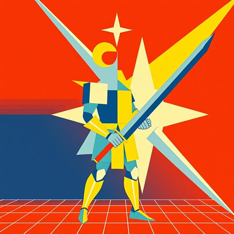 de stijl style AI art