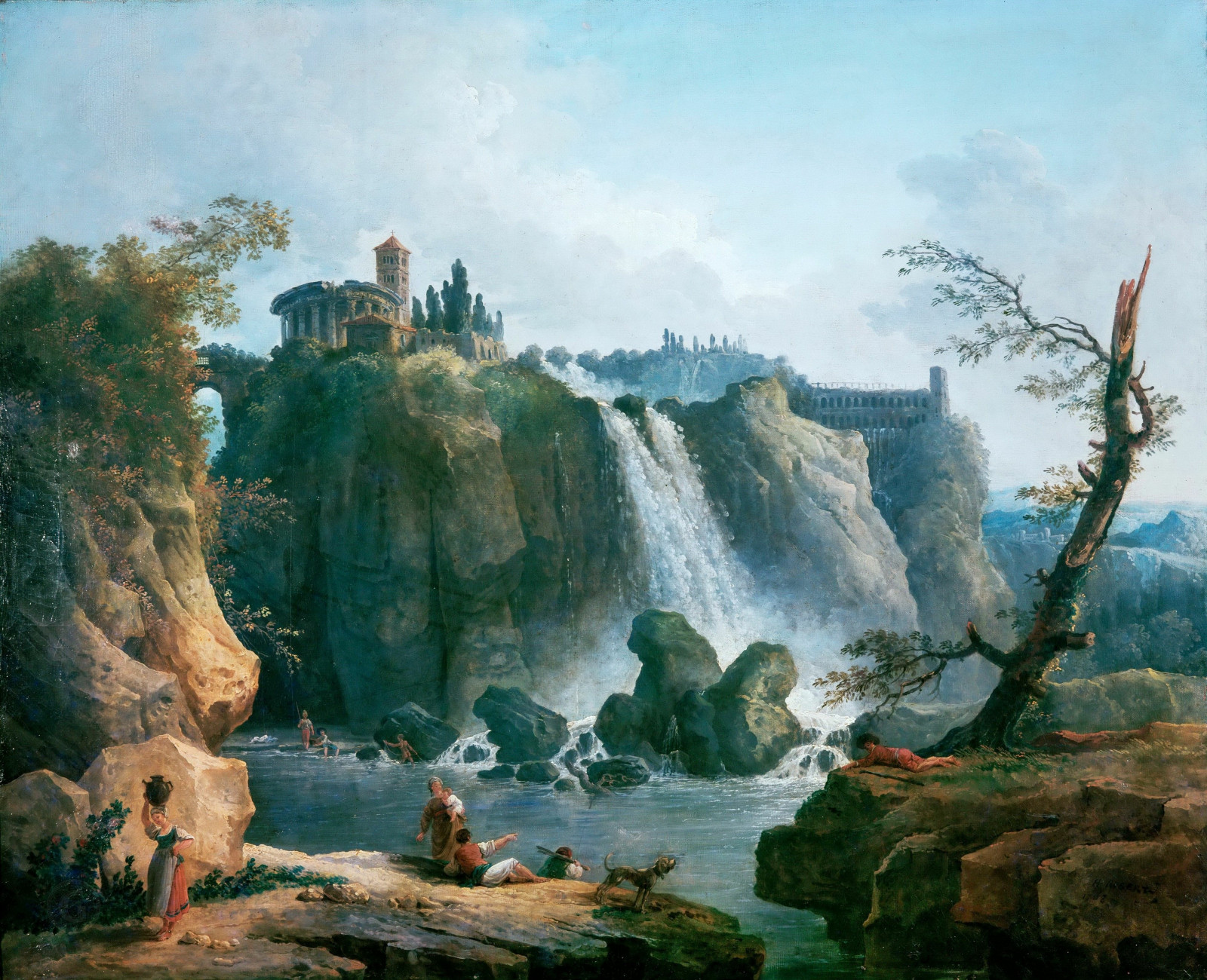 Лувр – Робер, Юбер (Париж 1733-1808) -- Водопад в Тиволи.jpg