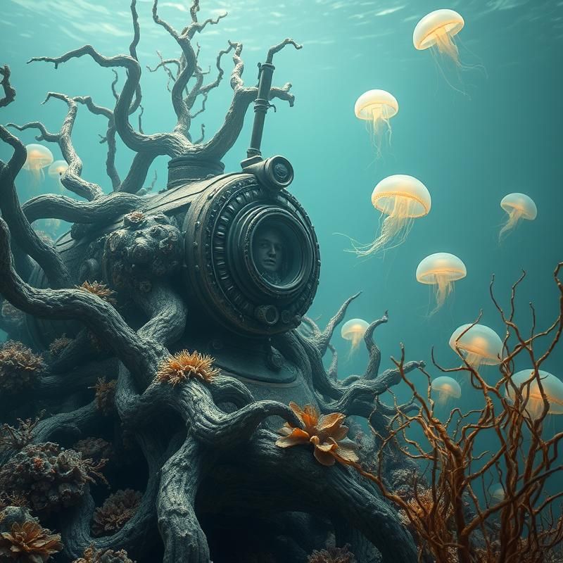organic style AI art