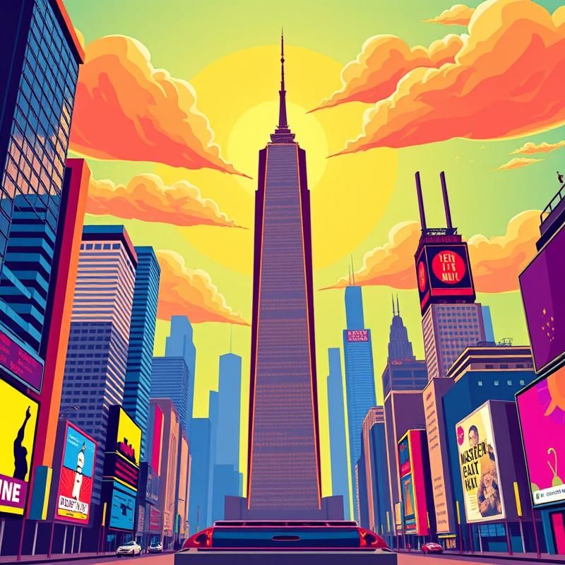pop art style AI art