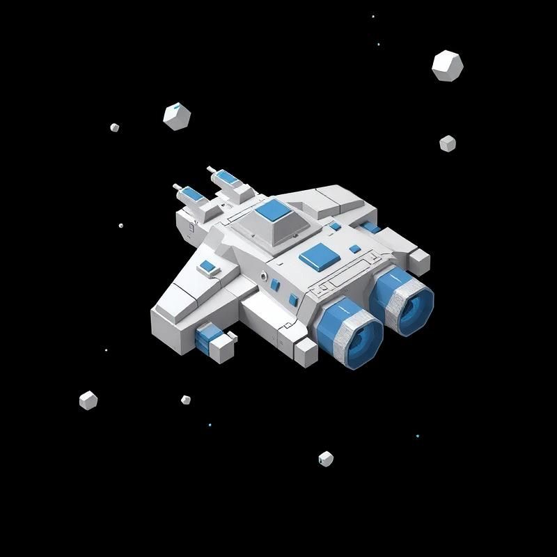 low poly style AI art