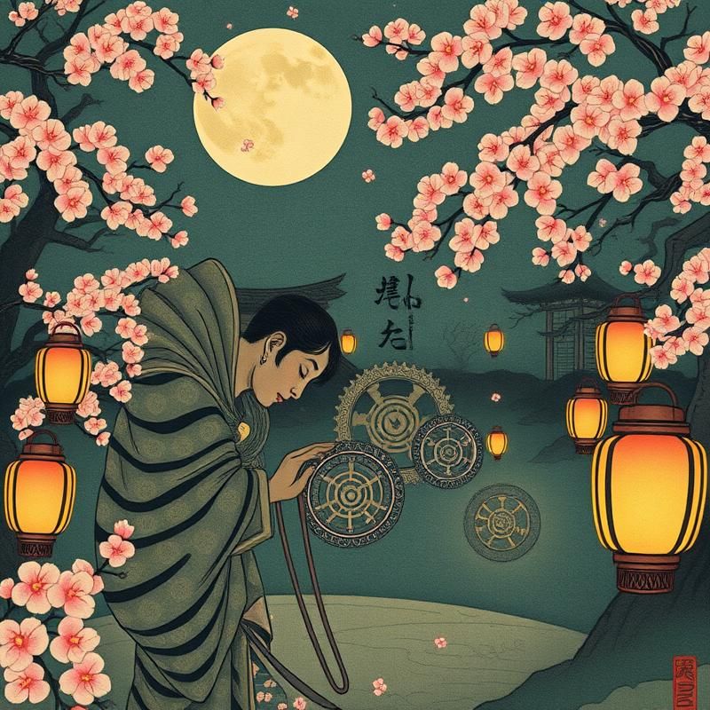 ukiyo-e style AI art