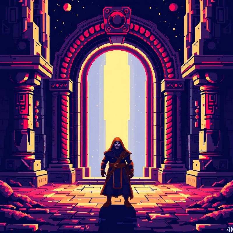 8-bit art style AI art