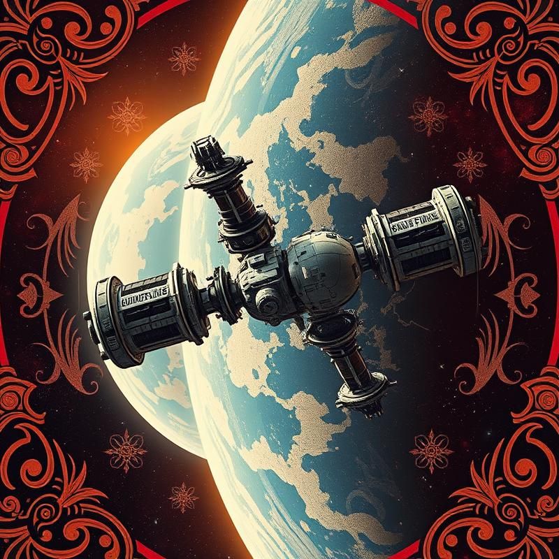 vintage poster style AI art