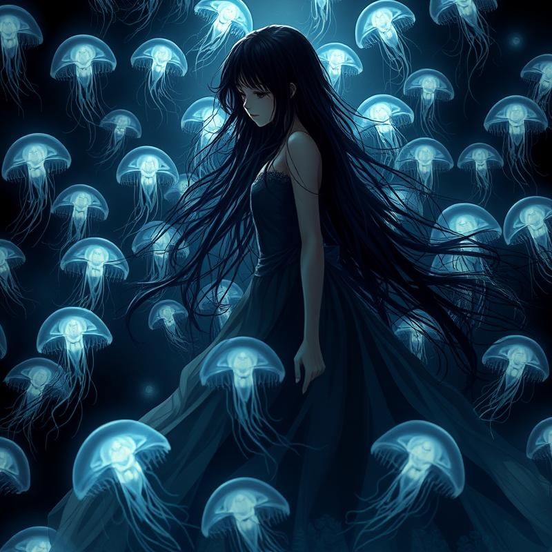 chiaroscuro style AI art