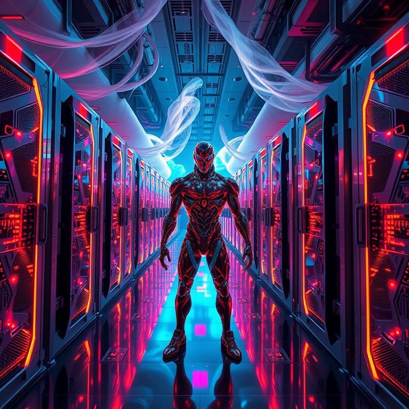 3D rendering style AI art