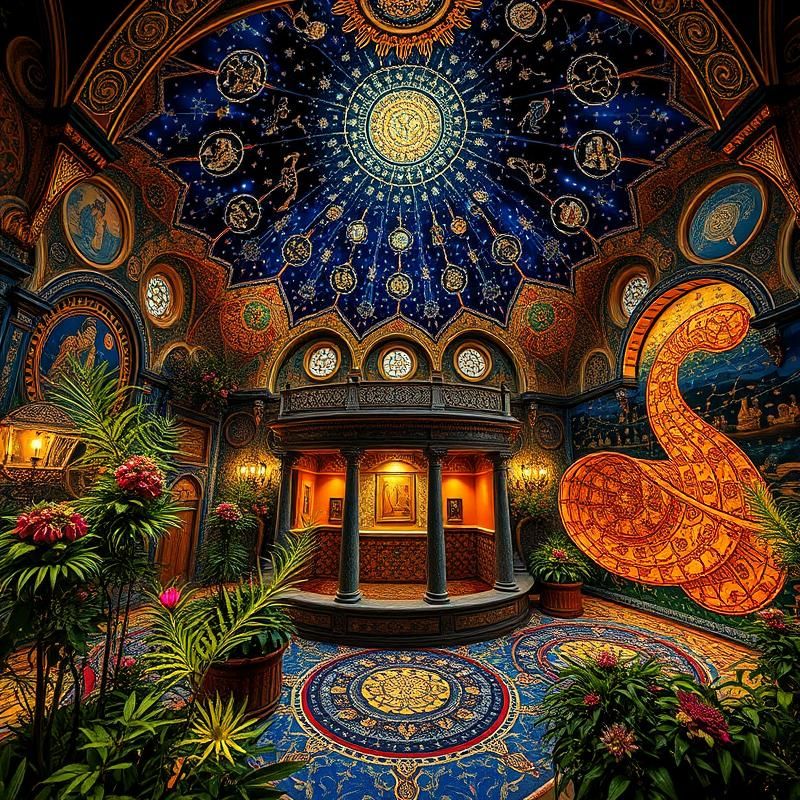 byzantine style AI art