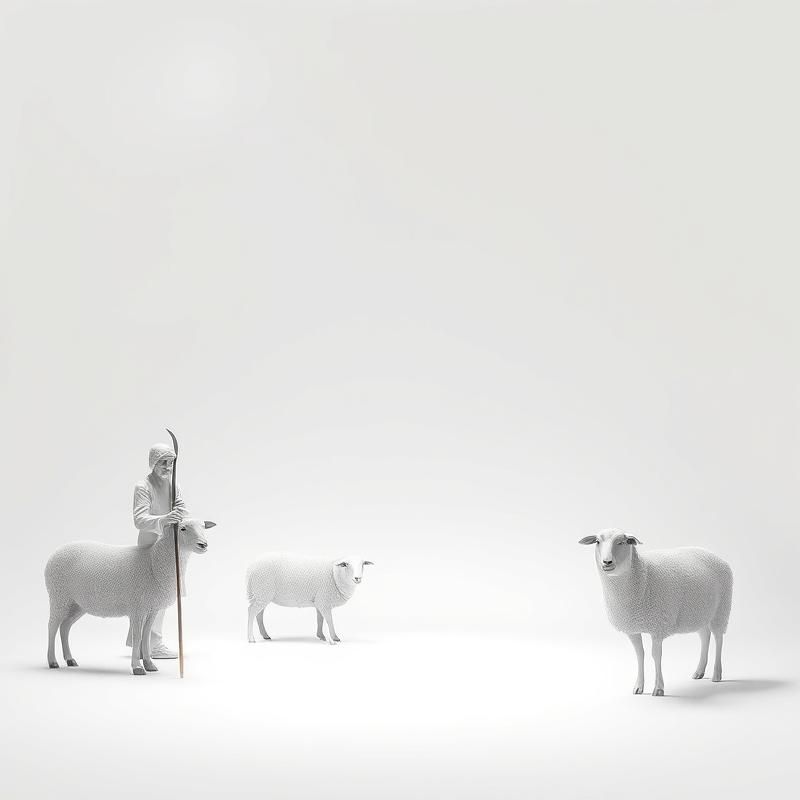 minimalist style AI art