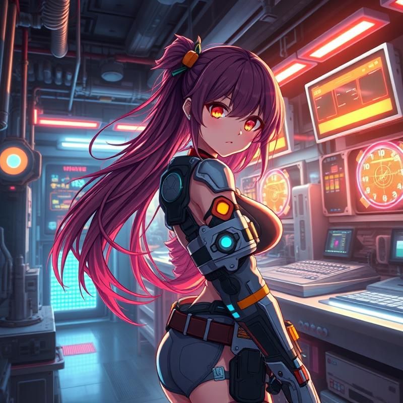 anime style AI art