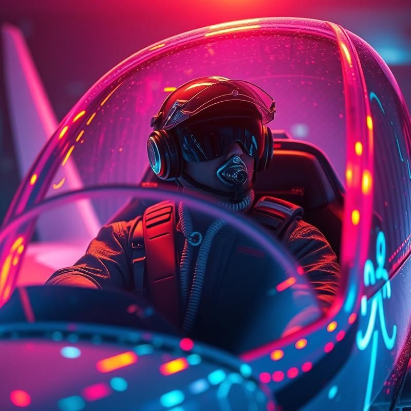 holographic style AI art