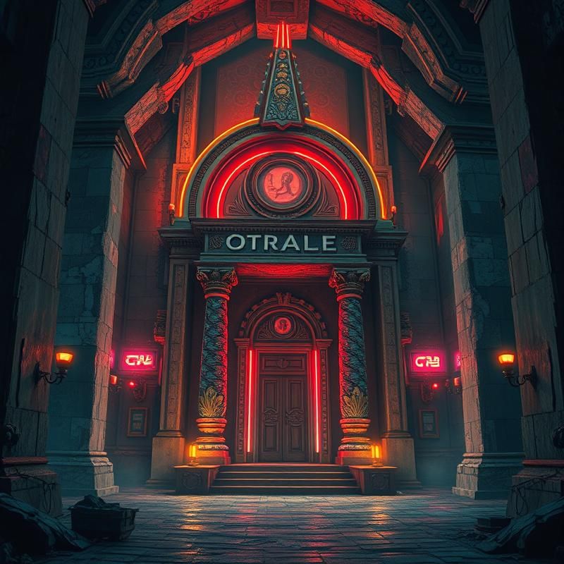 retro style AI art