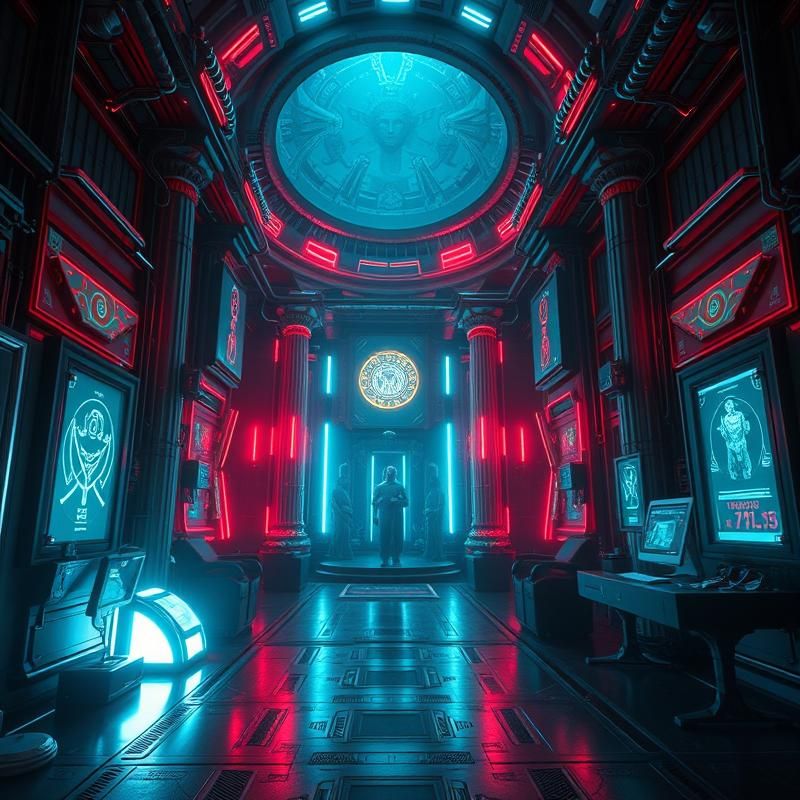 cyberpunk style AI art