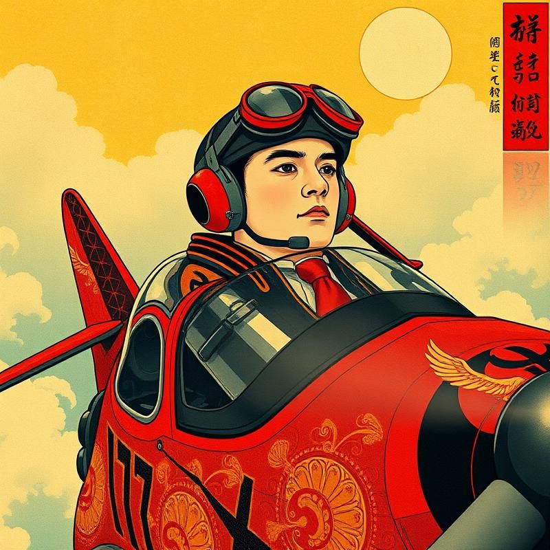 ukiyo-e style AI art