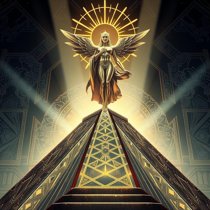 art deco style AI art