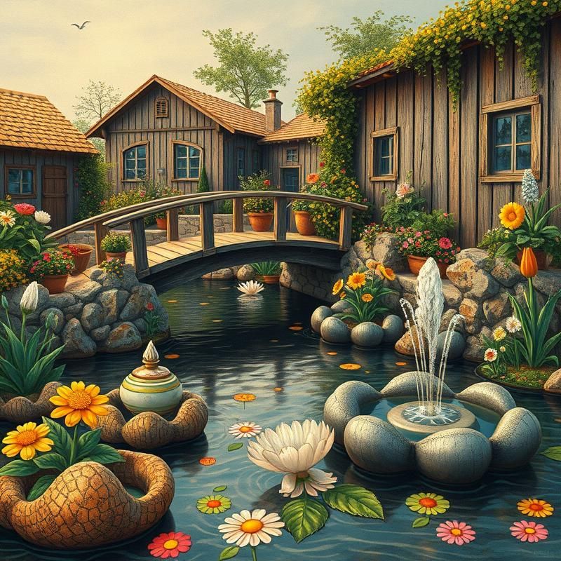 folk art style AI art