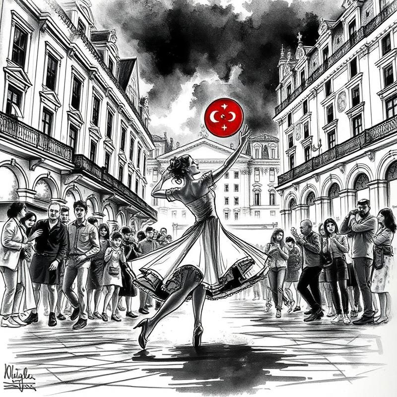 ink drawing style AI art