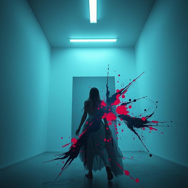 performance art style AI art