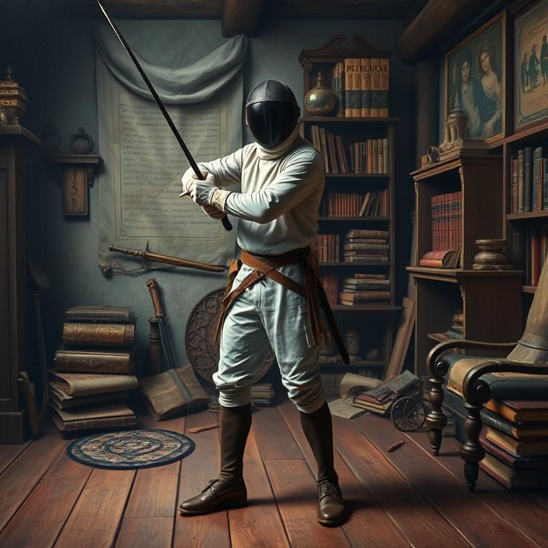 trompe l'oeil style AI art