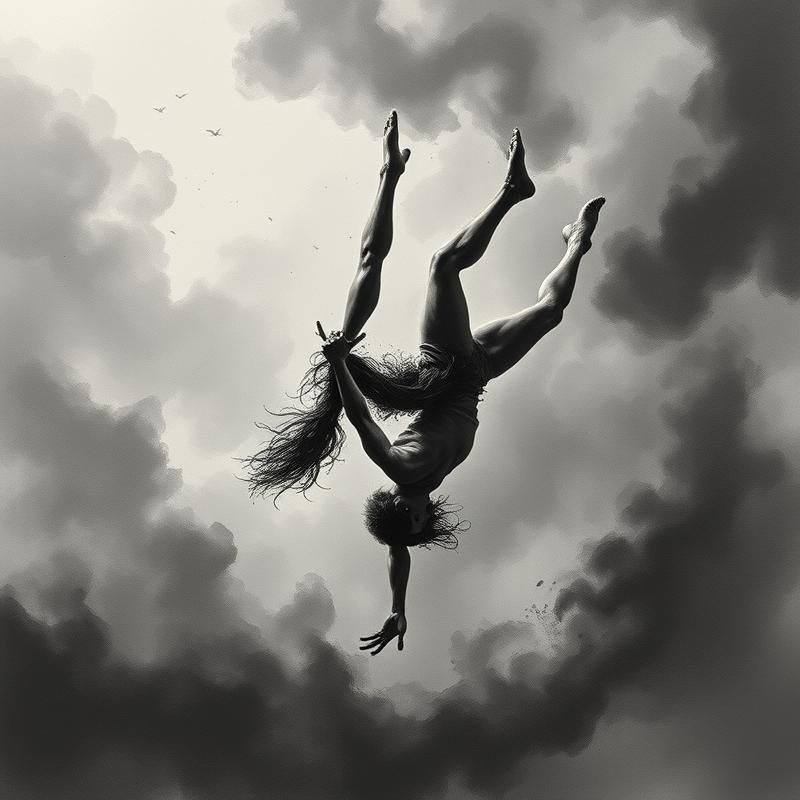 charcoal drawing style AI art