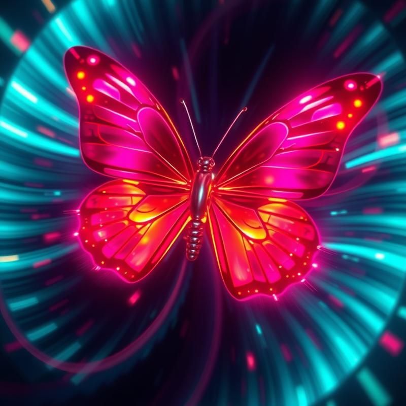 kinetic art style AI art