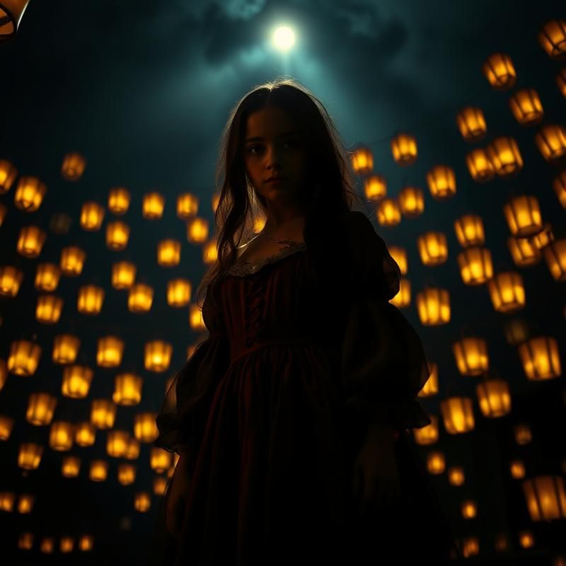 chiaroscuro style AI art