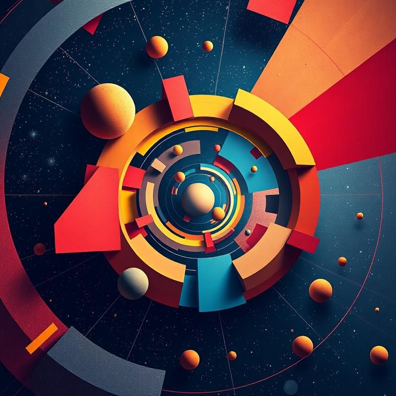 constructivist style AI art