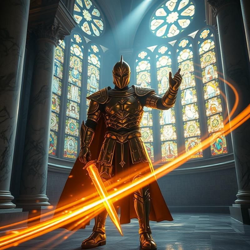 light painting style AI art