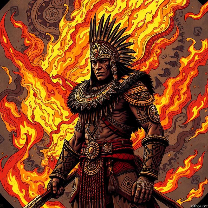 tribal style AI art