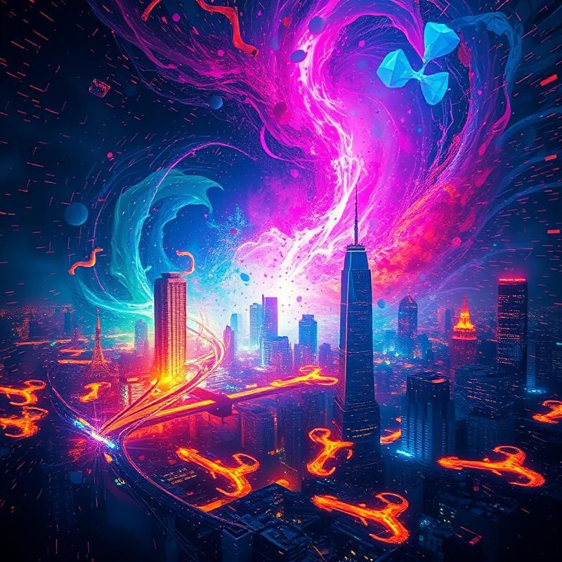 abstract style AI art