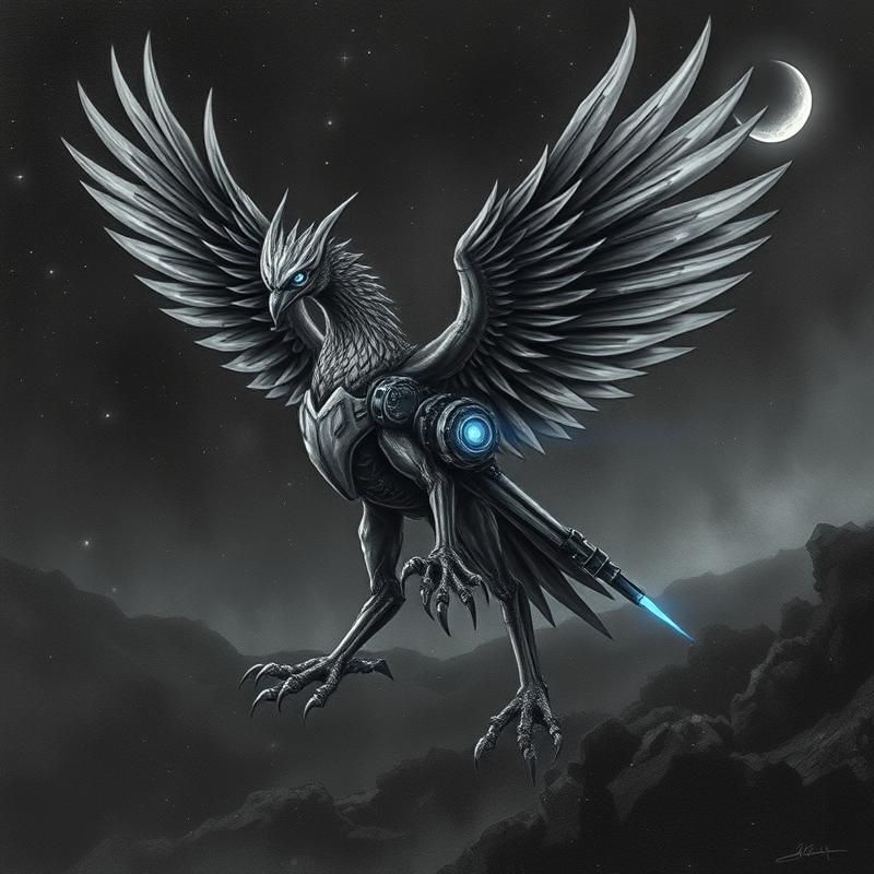 charcoal drawing style AI art