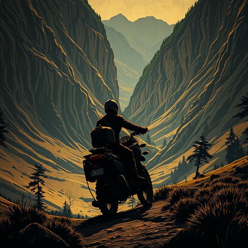 woodcut style AI art
