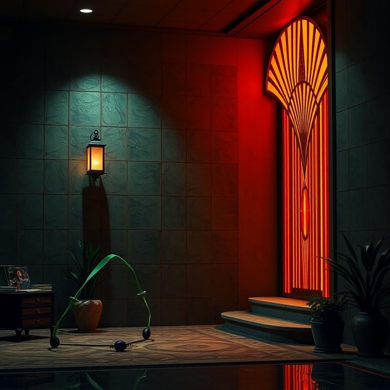 art deco style AI art