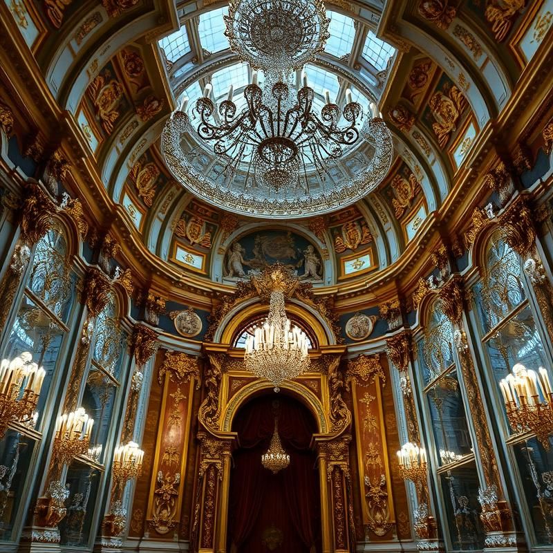 baroque style AI art