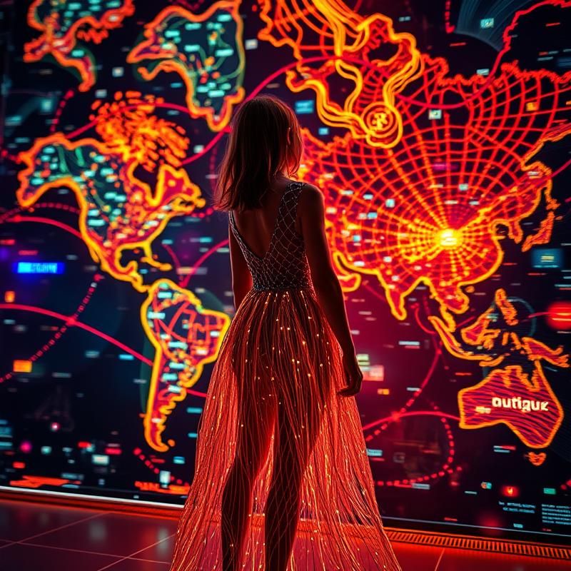 kinetic art style AI art