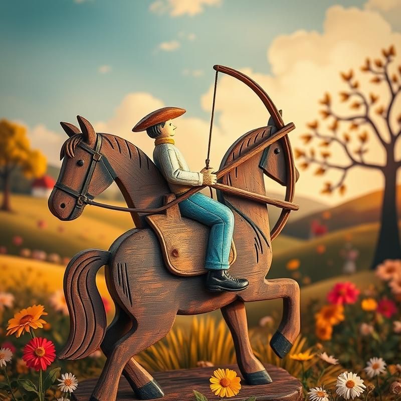 folk art style AI art