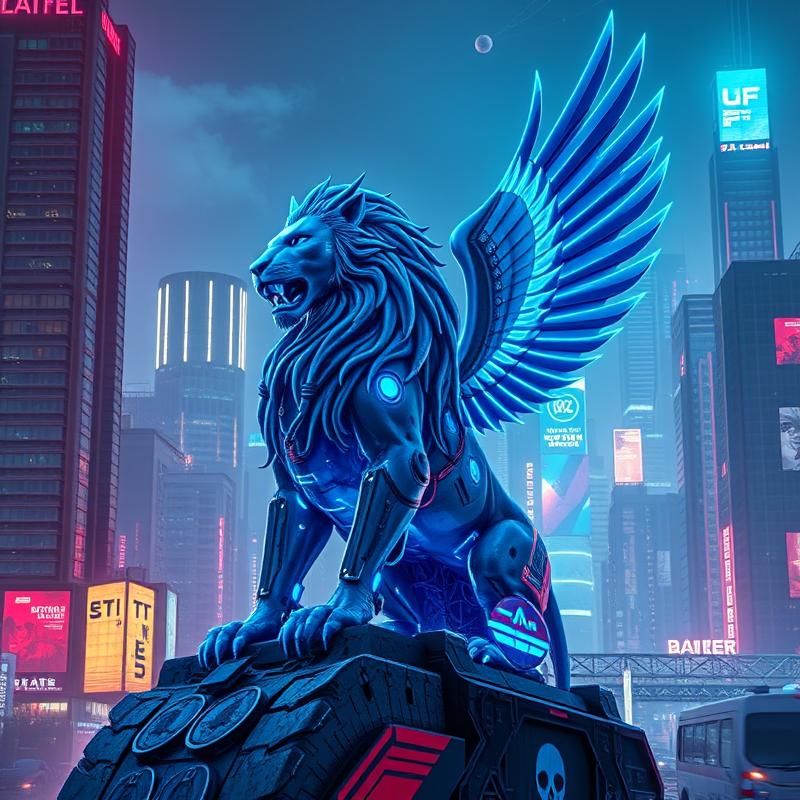 synthwave style AI art