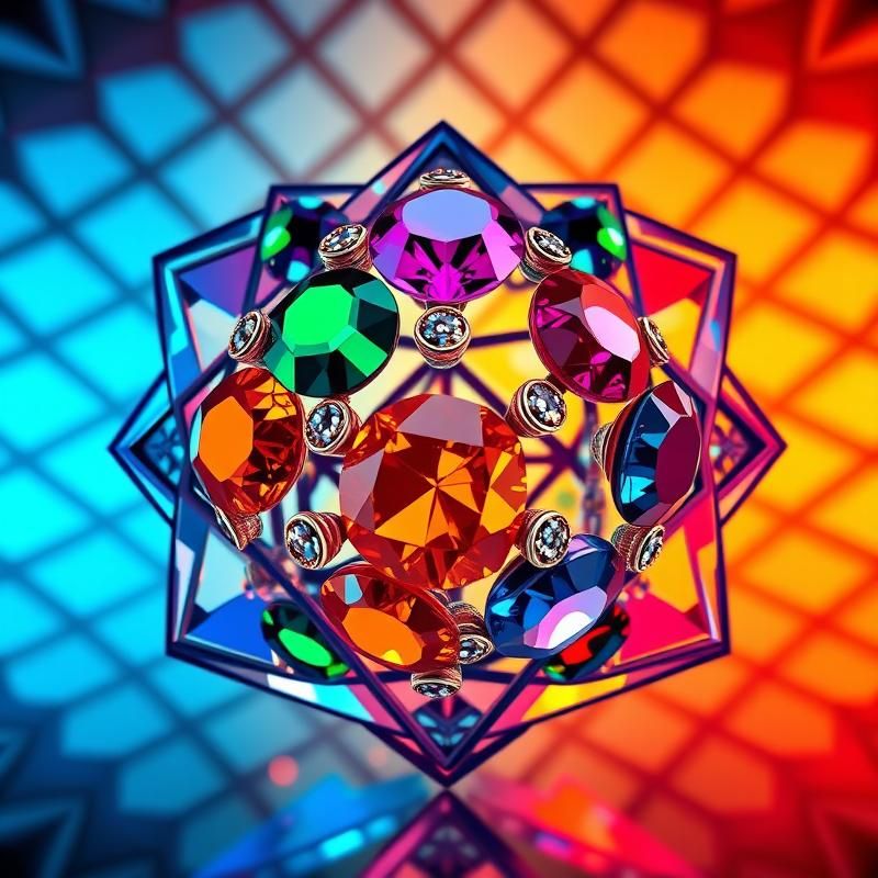 geometric style AI art