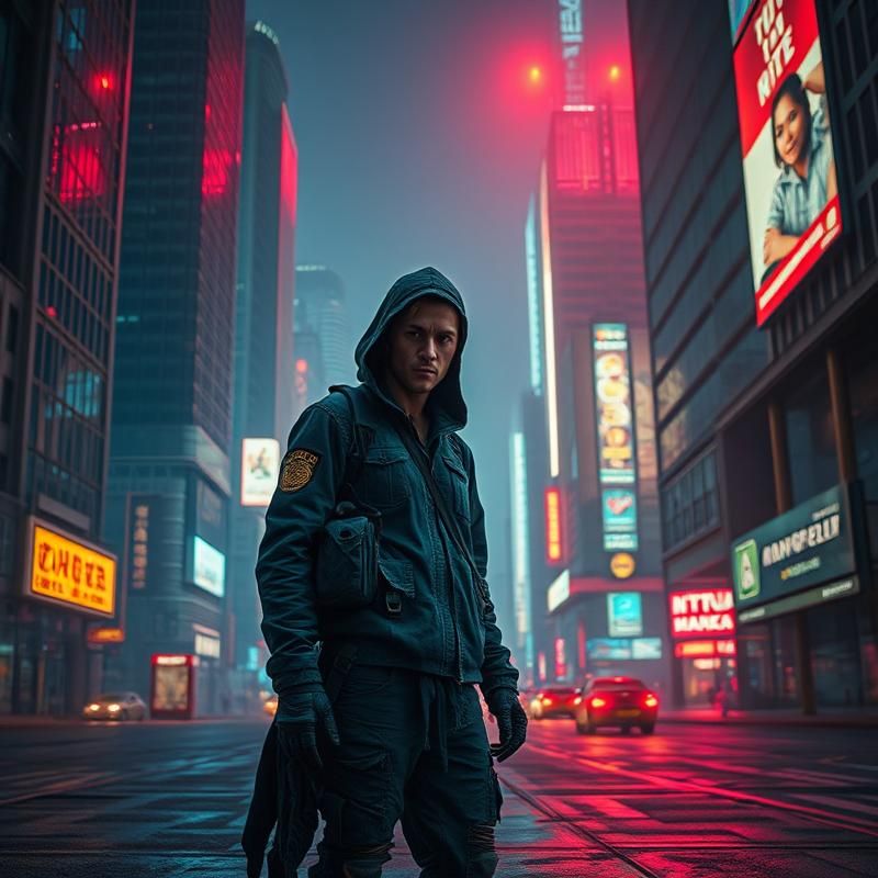 cyberpunk style AI art