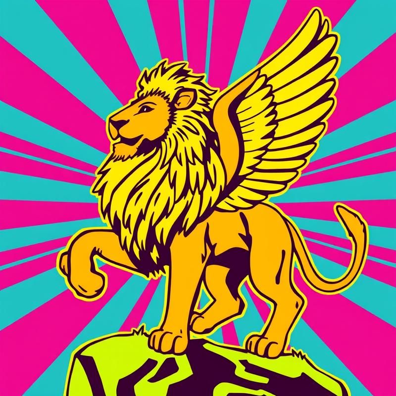 pop art style AI art