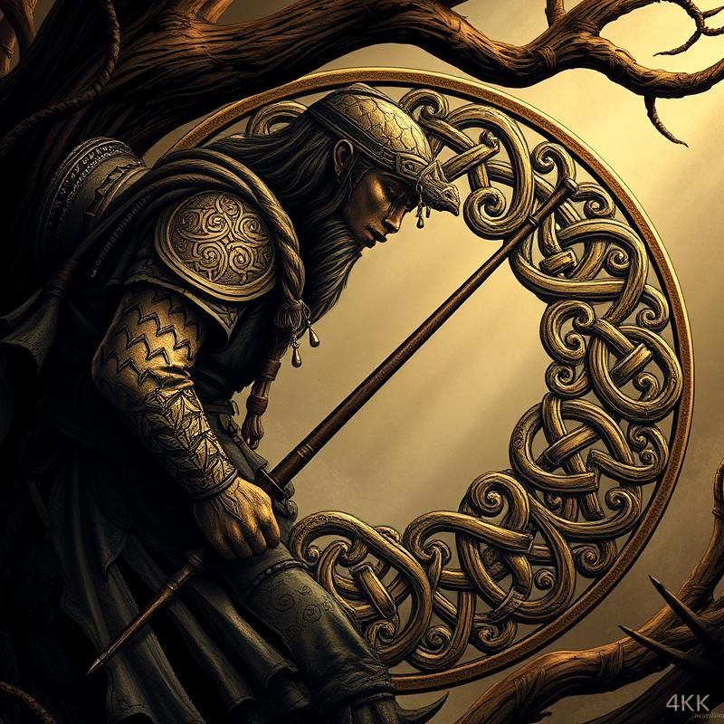 celtic style AI art